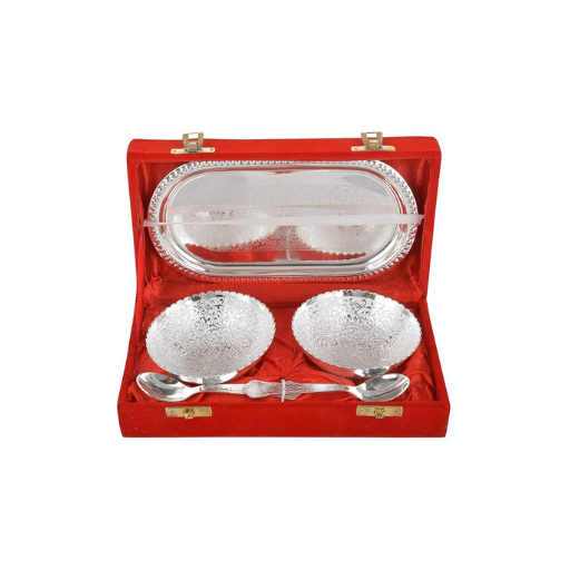 Silver Bowl Set With Awesome Gifts Box